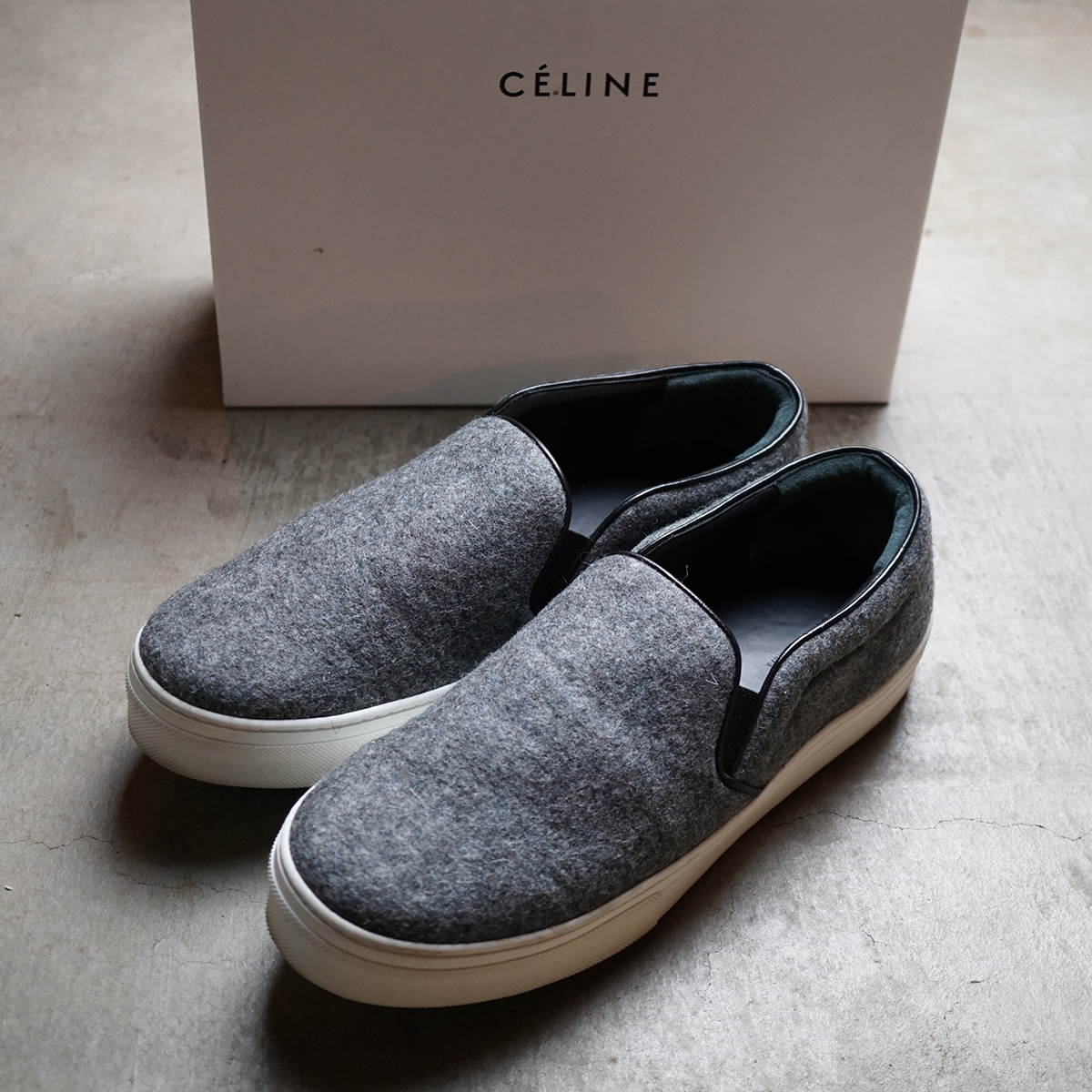 最安値 CELINE フィービー期スニーカー38スリッポン- セリーヌ