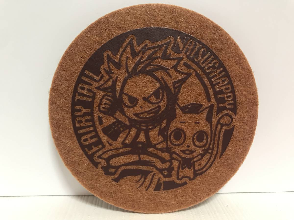  очень редкий не продается ограничение FAIRY TAILfea Lee tail natsu happy Coaster не использовался товар товары подлинный остров hiro.. фирма 