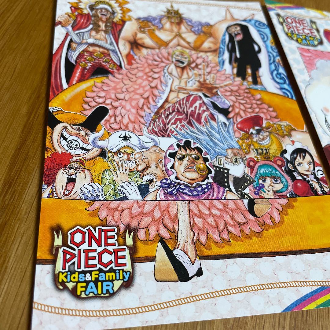 ONE PIECE 東京ワンピースタワー限定 ポストカード はがき カード カタクリ ルフィ ビッグマム ドフラミンゴ 非売品 ノベルティ