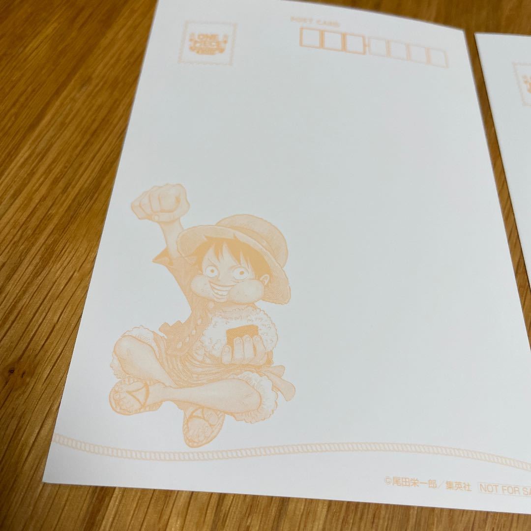 ONE PIECE 東京ワンピースタワー限定 ポストカード はがき カード カタクリ ルフィ ビッグマム ドフラミンゴ 非売品 ノベルティ
