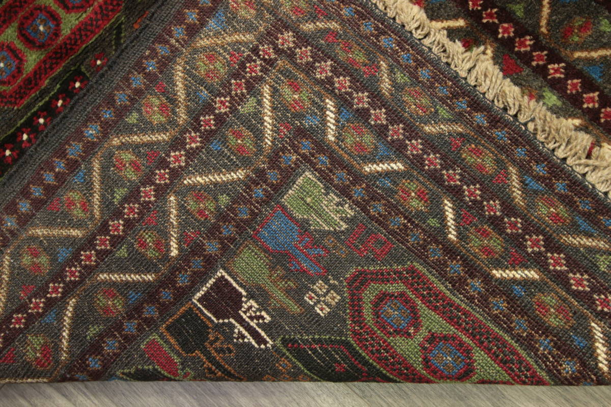 War Rug アフガニスタン ミリタリーデザイン 部族絨毯 トライバルラグ 