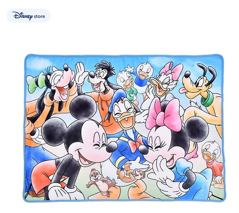 ディズニーストア　ミッキー＆フレンド　ブランケット　ミッキー　ミニー　ドナデジ　グーフィ　プルート　ブランケット　フレンズ