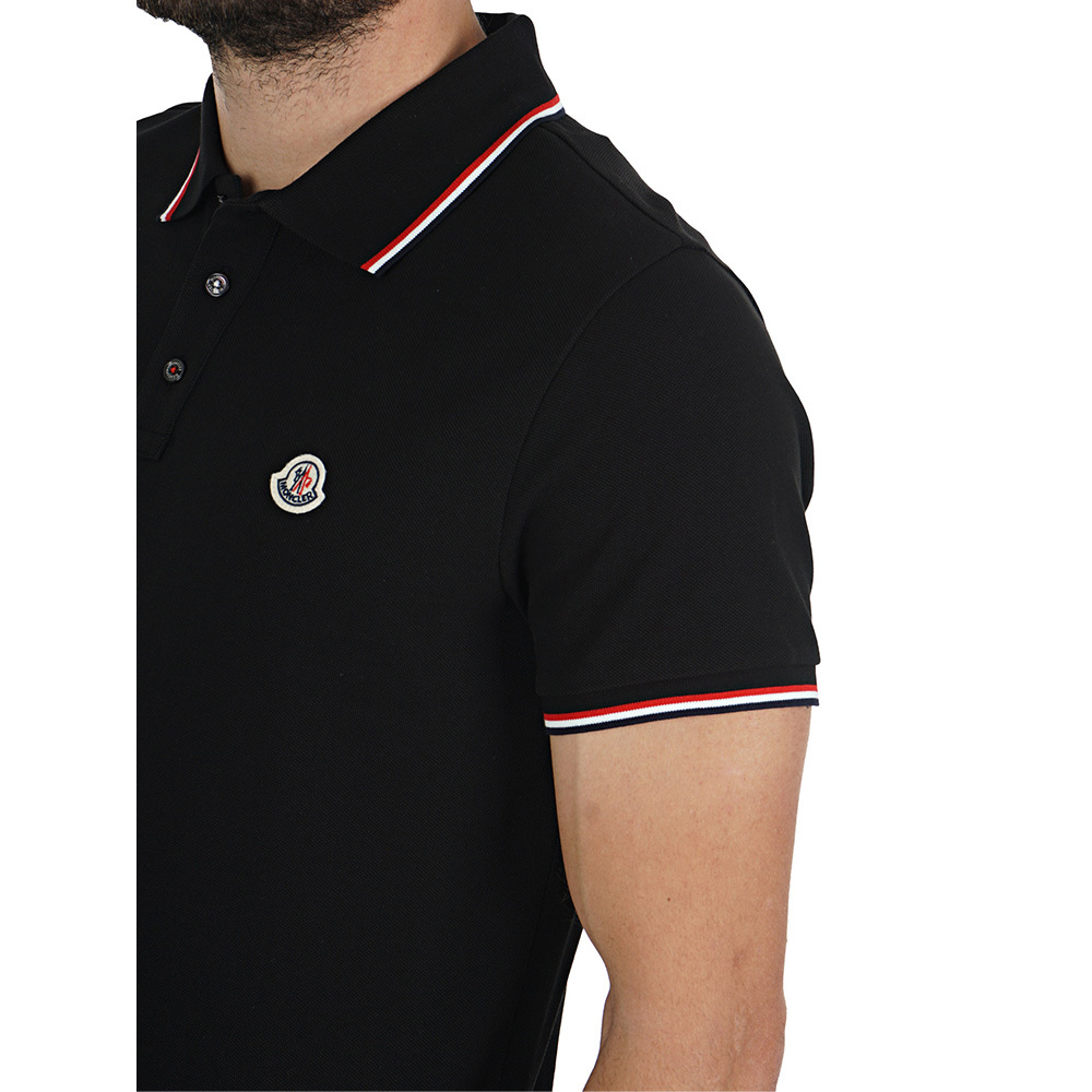 47 MONCLER モンクレール 新品本物 20ss ブラック トリコロールライン
