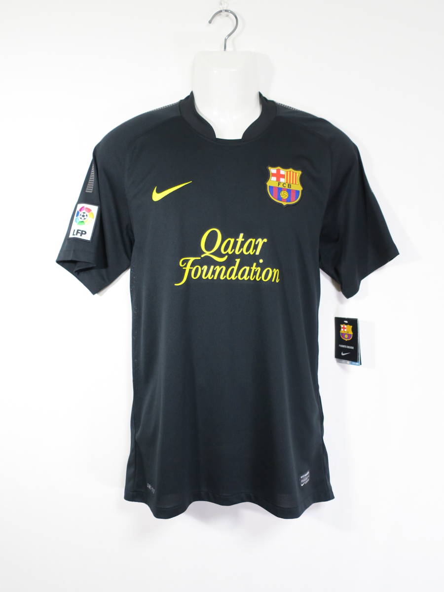 バルセロナ 11-12 アウェイ ユニフォーム M 未使用品 ナイキ NIKE 送料無料 Barcelona サッカー シャツ 黒 ブラック bpbd.kendalkab.go.id