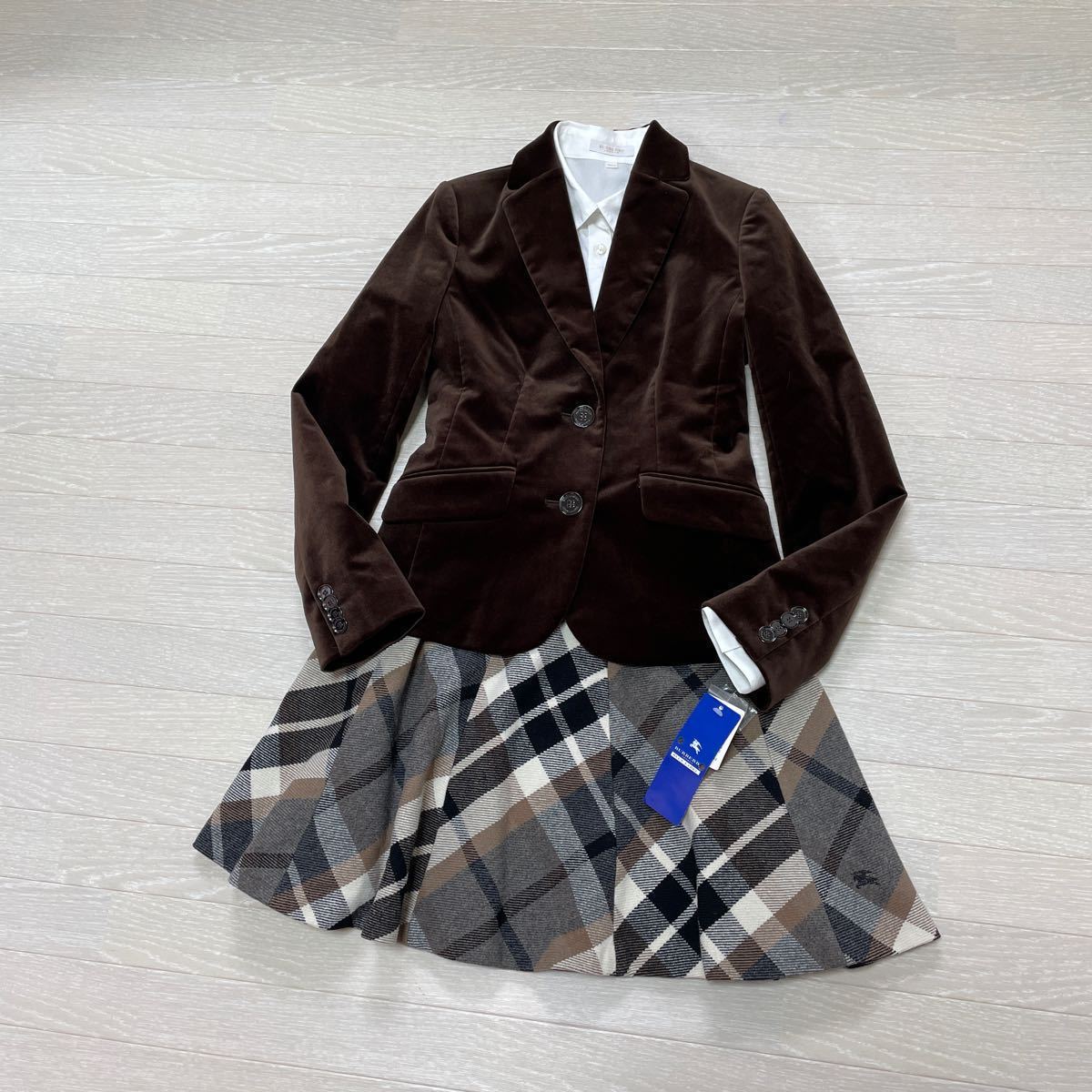 フォーマル BURBERRY バーバリー セットアップ 卒服 卒業式 フォーマルスーツ バーバリー