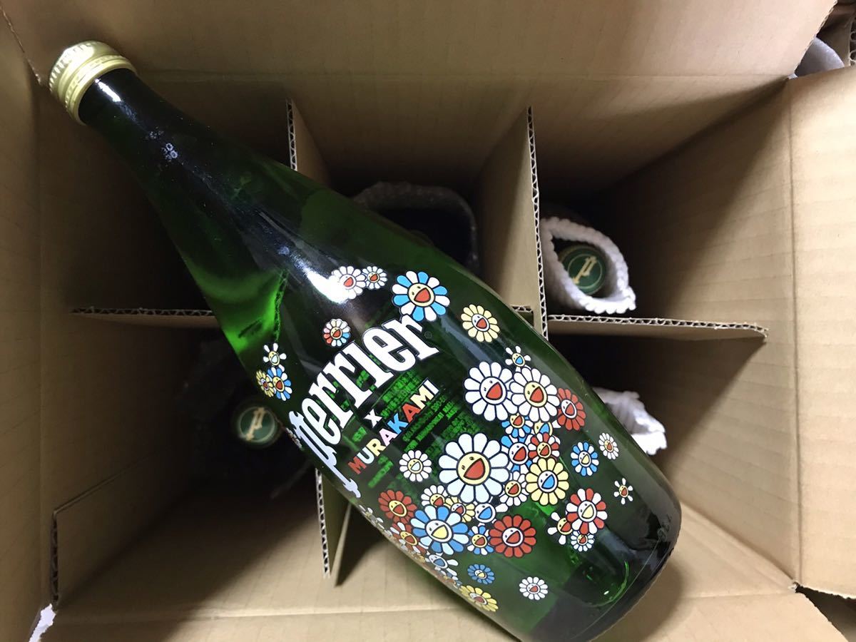 送料無料 村上隆 デコペリエ デザインボトル 瓶 perrier kaikaikiki tonarinozingaro 【人気ショップが最安値挑戦！】
