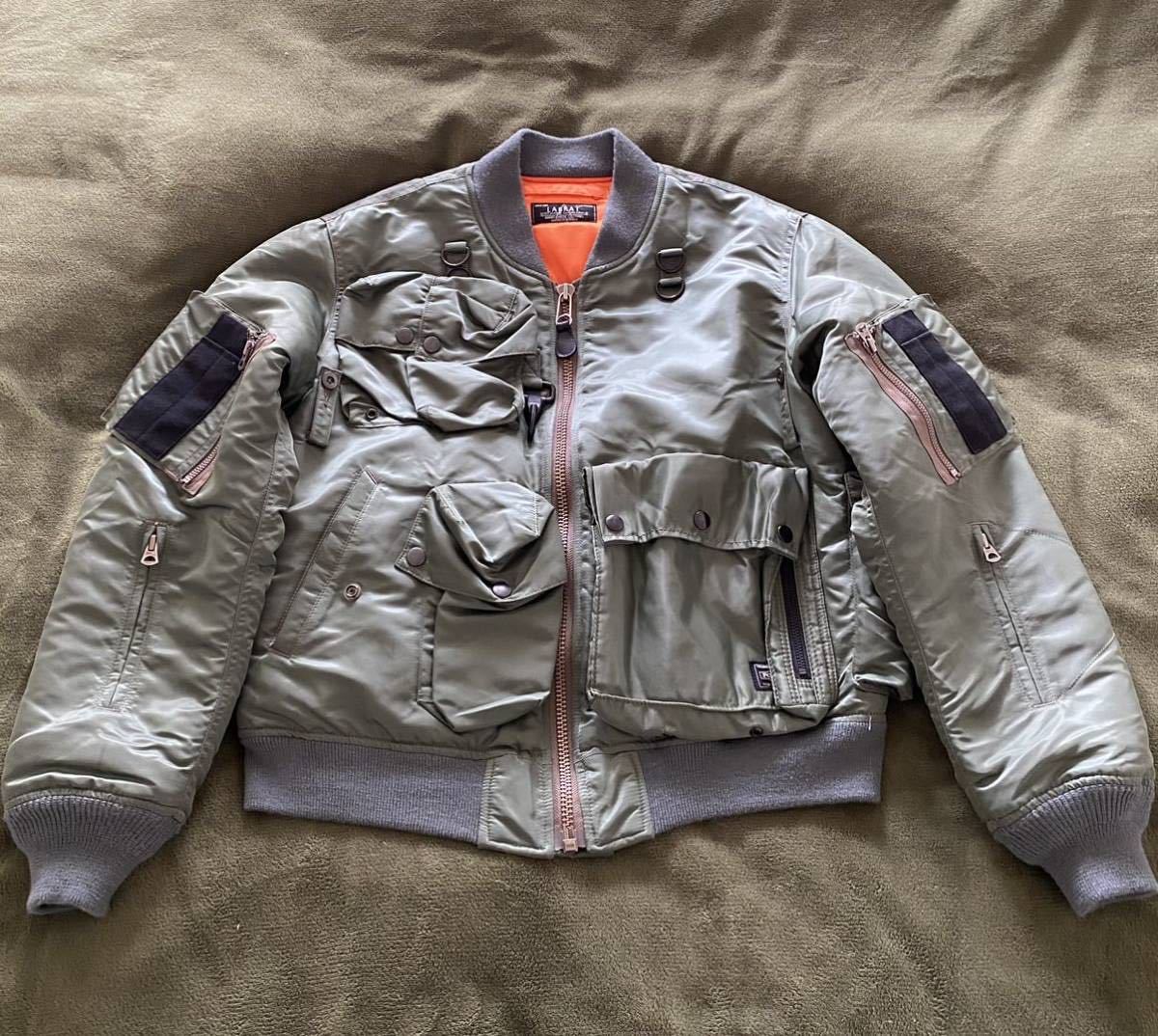 激レア 美品 送料込 LABRAT PORTER MA-1 ジャケット White MA-1 Bomber