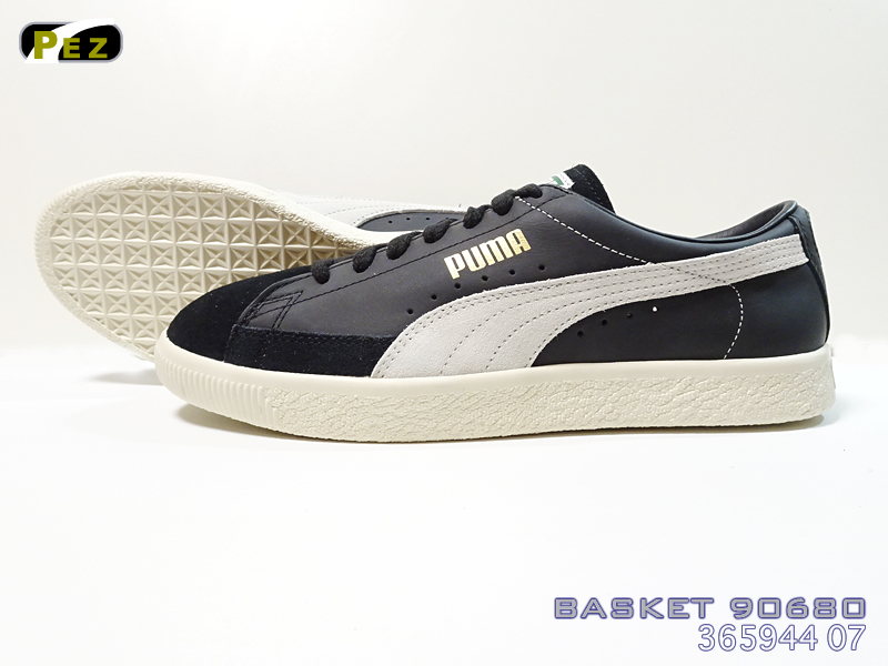 ■PUMA THE ARCHIVE■バスケット 90680(26.5cm)■BLK/WHT■365944 07