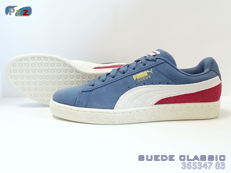 消費税無し □PUMA□スウェードクラシック(27cm)□D.DENIM-WHITE