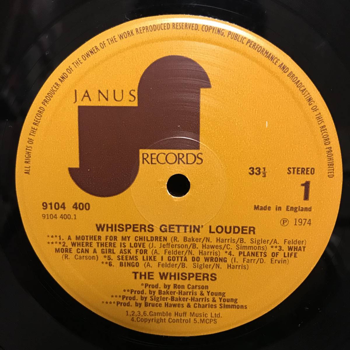WHISPERS / GETTIN' LOUDER_画像3