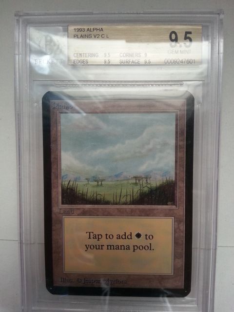 ●MTG● α アルファ 平地(英語 BGS 9.5 GEM MINT) その１