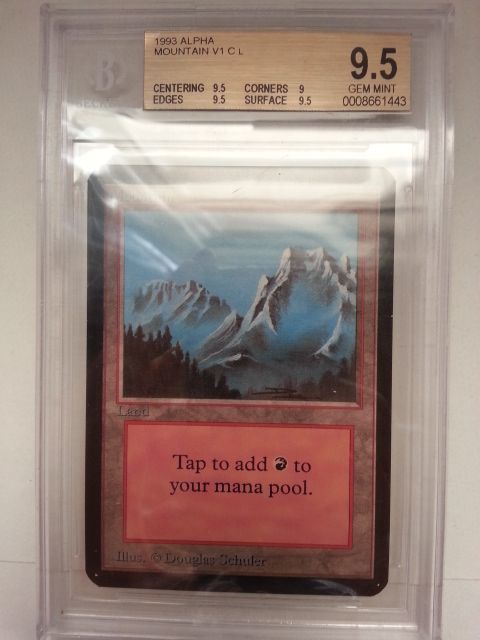 ●MTG● α アルファ 山(英語 BGS 9.5 GEM MINT) その１