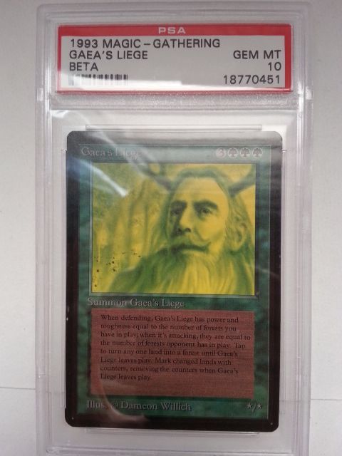 ●MTG● β ベータ 大地のしもべ(英語 PSA 10 GEM MINT)_画像1