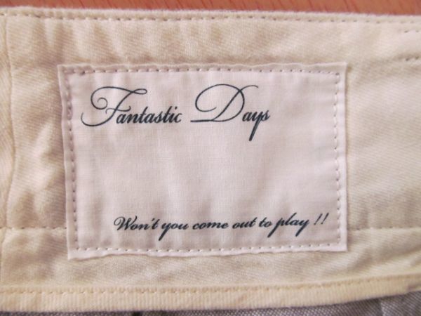 (38939)ファンタスティックデイズ　Fantastic Days　ショートパンツ　グレー　36　USED_USED