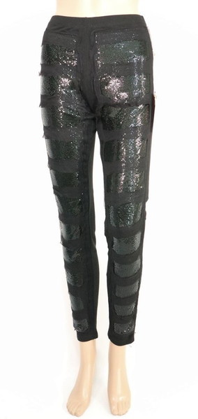 *90%OFF new goods 6126 by Lingy Lohan Lynn ji- low handle leggings pants price 35,200 jpy ( tax included ) size S(S~M)(W63~69) black LPT1223