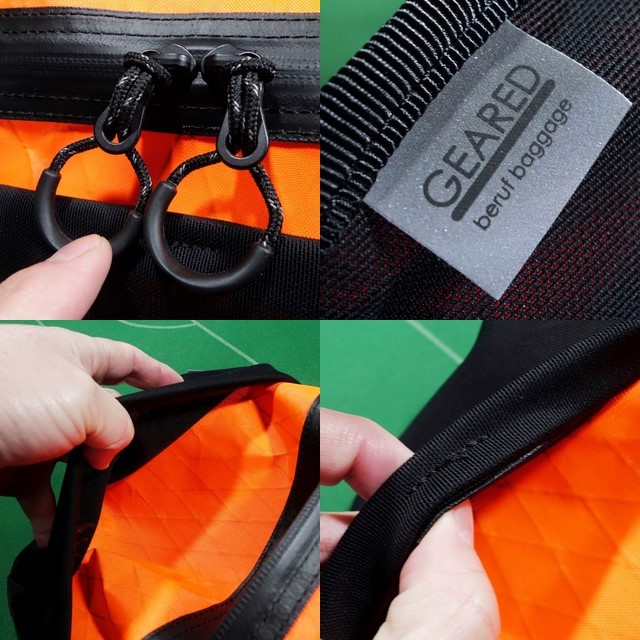 *beruf baggagebe roof ba gauge GEARED X-PAC nylon material ZIPPY 2.0 sling bag sakoshu orange / black beautiful goods!!!*