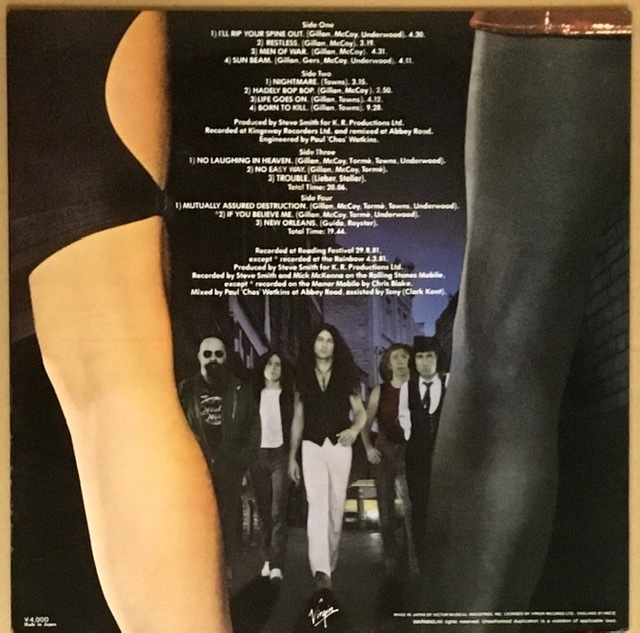 レア2LP/新品/帯付き国内盤/Ian Gillan/Deep Purple/Janick Gers/Iron Maiden/Led Zeppelin・Black Sabbath・Judas Priest・Thin Lizzy関連_画像2