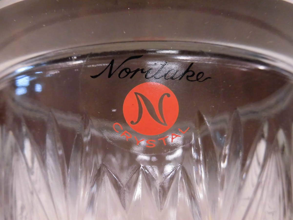  Noritake crystal * ведерко для льда комплект ( не использовался товар * иней на деревьях No.15302) / Vintage * античный 