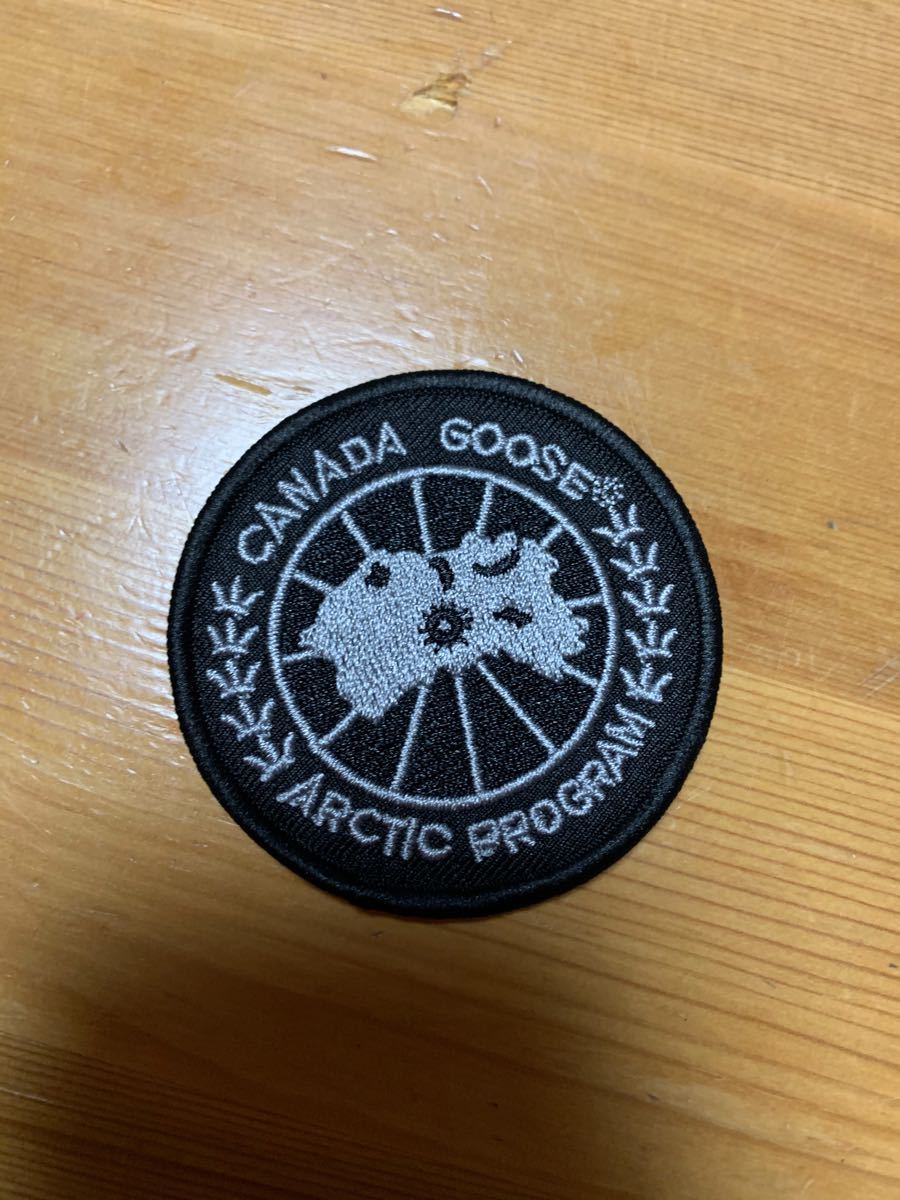 激レア カナダグース CANADA GOOSE ワッペン 黒