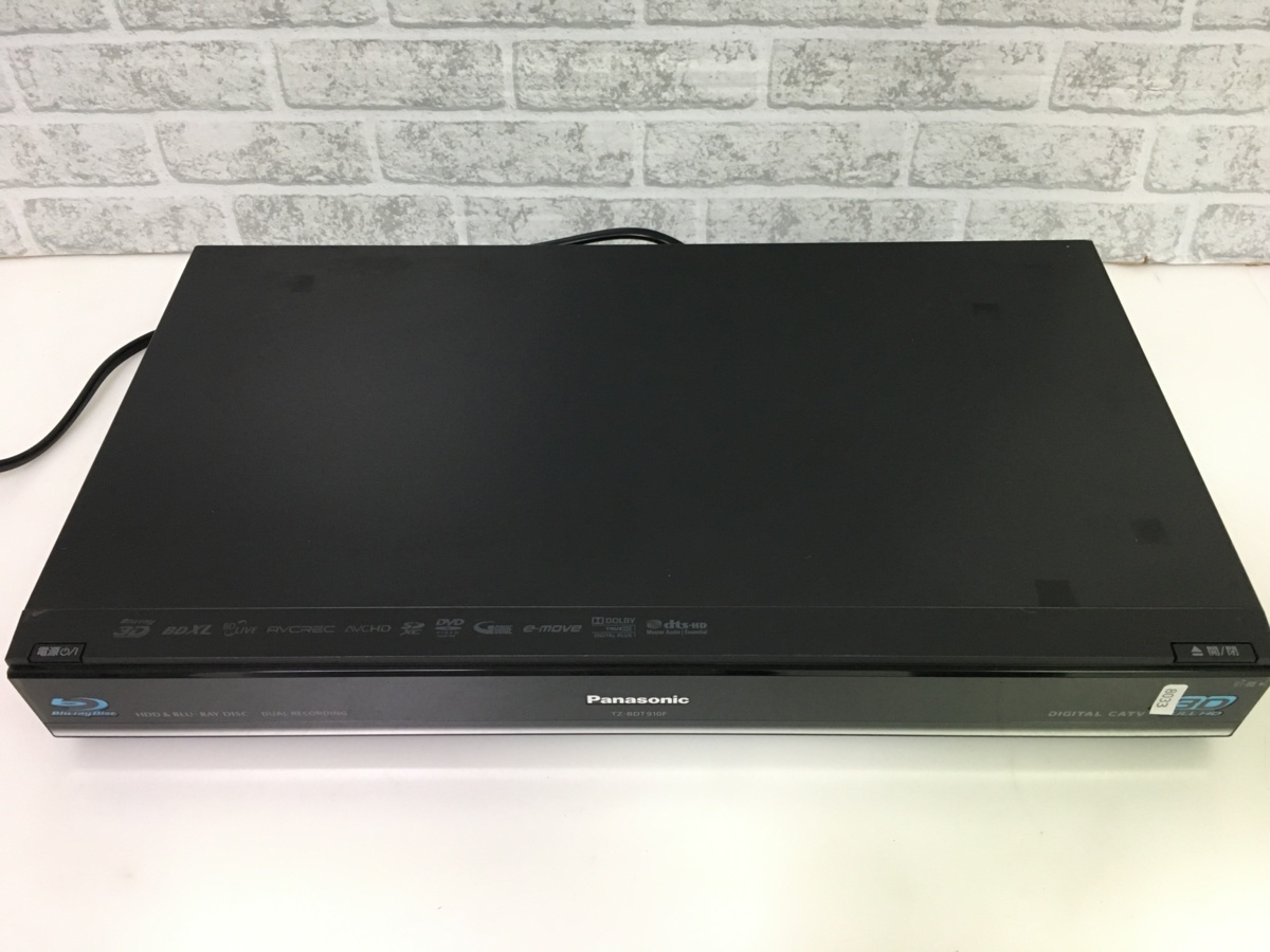 パナソニック BDレコーダー TZ-BDT910F 品8033 | monsterdog.com.br