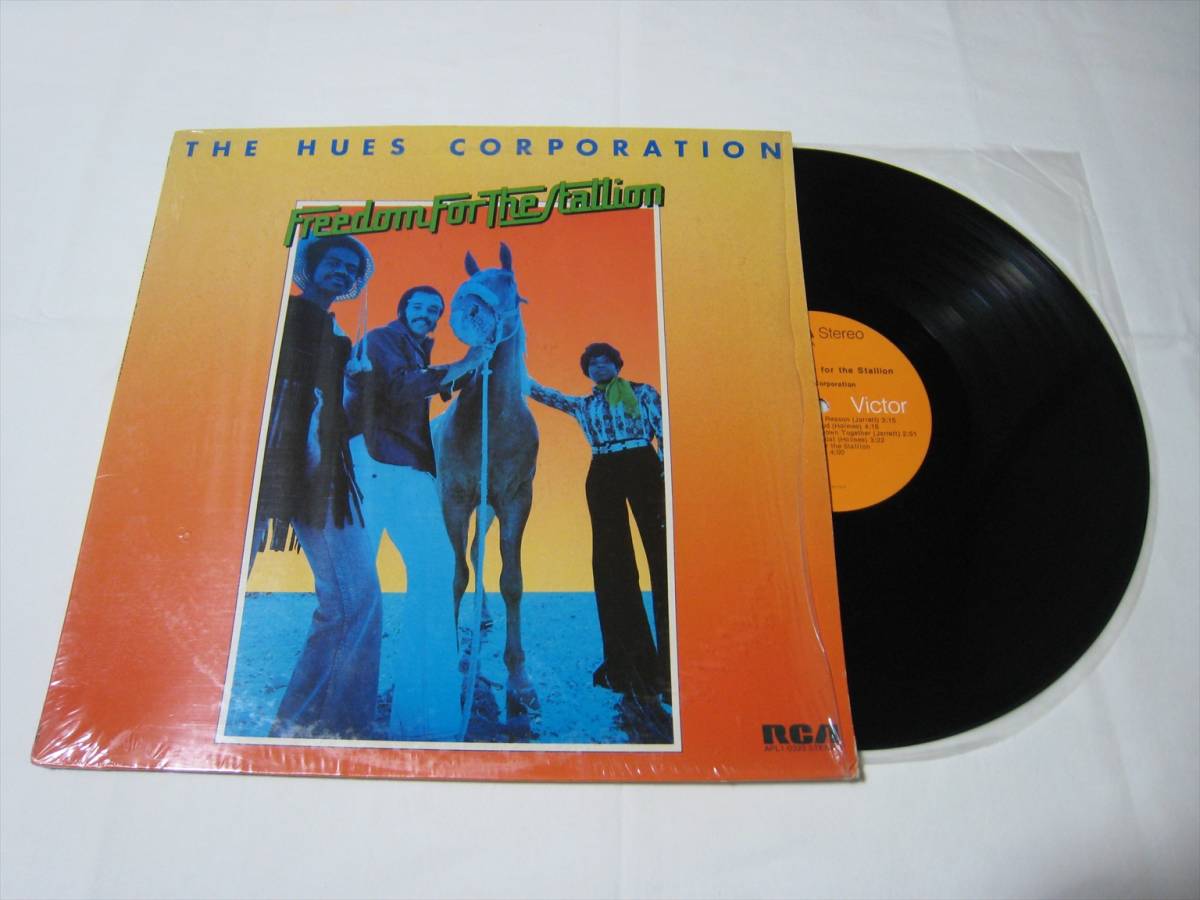 【LP】 THE HUES CORPORATION / FREEDON FOR THE STALLION US盤 ヒューズ・コーポレーション ROCK THE BOAT 収録_画像1