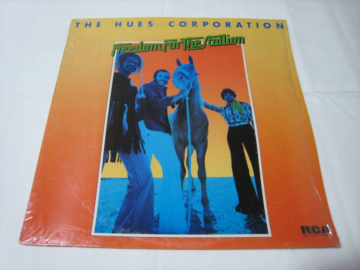 【LP】 THE HUES CORPORATION / FREEDON FOR THE STALLION US盤 ヒューズ・コーポレーション ROCK THE BOAT 収録_画像2