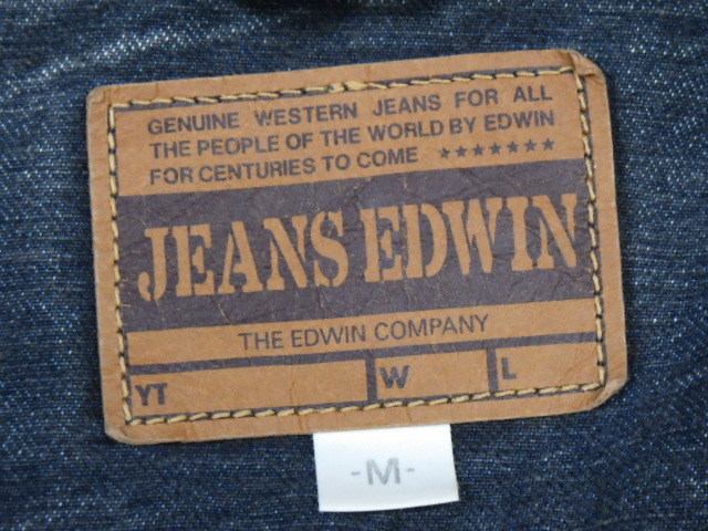 z4C077Z- 美品 JEANS EDWIN エドウィン Gジャン サイズM_画像6