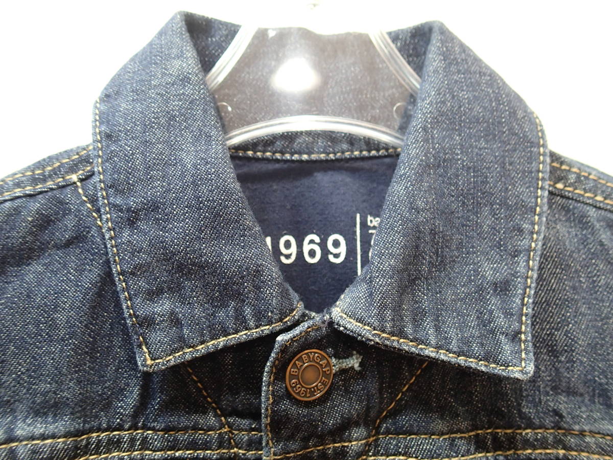 在庫あり ギャップ Baby Gap 70 キッズgジャン デニムジャケット 前スナップボタンｔ1636 Terapias Flivers Com Br