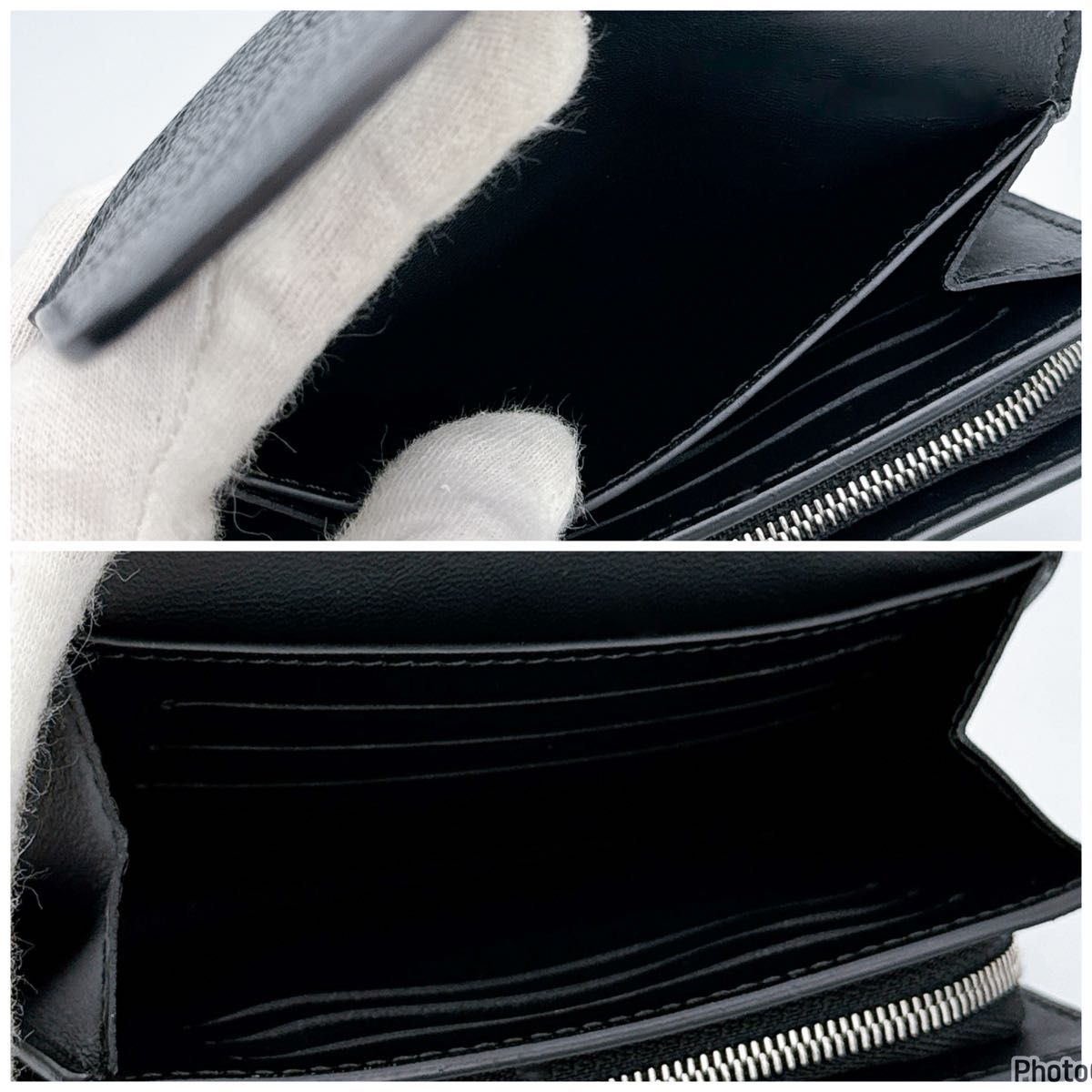 【新型】 ルイヴィトン マヒナ イリス コンパクト ノワール 黒 二つ折り財布 LOUIS VUITTON（ルイ・ヴィトン） 【新品未使用】ルイヴィトン マヒナ