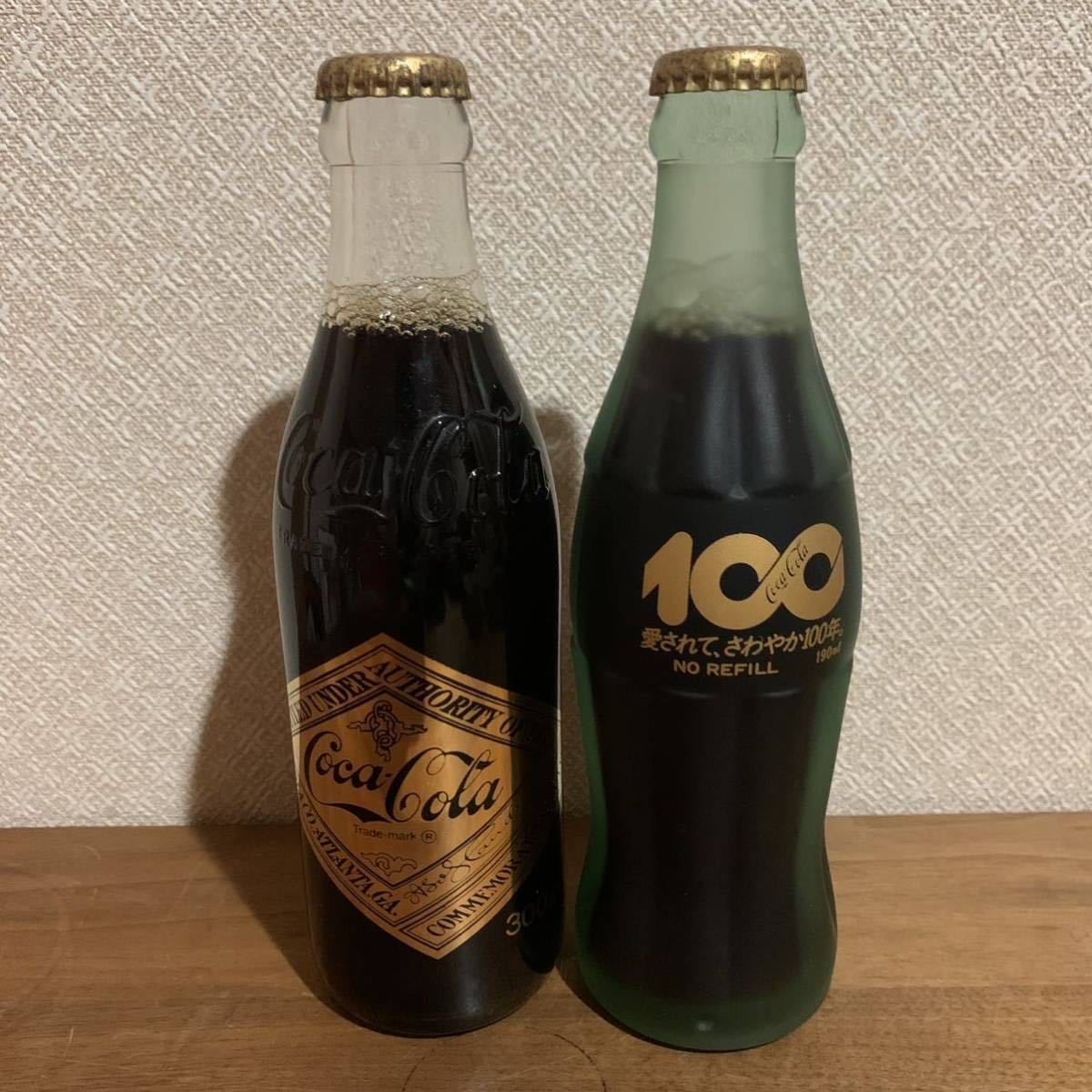 完売品 コカ・コーラ100周年ボトル　金ラベル非売品 雑貨