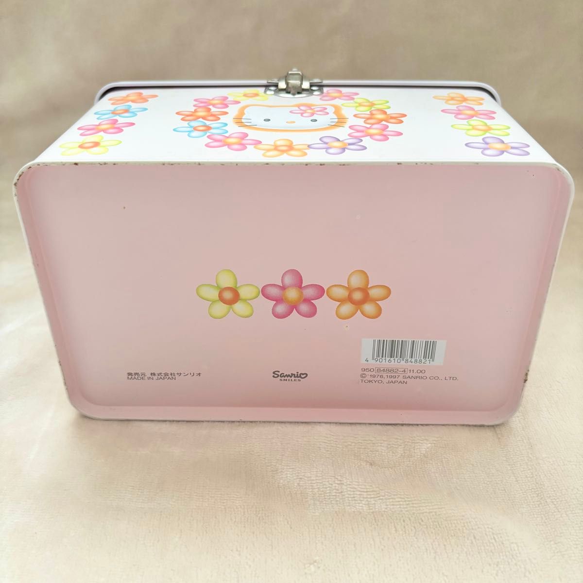 希少】サンリオ ハローキティ レトロ缶 トランクケース 90年代