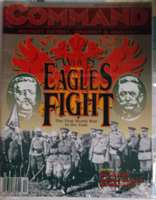 XTR/COMMAND MAGAZINE NO.25/WHEN EAGLES FIGHT,THE FIRST WORLD WAR IN THE EAST /駒未切断/日本語訳無し - ウォーゲーム XTR/COMMAND MAGAZINE NO.25/WHEN EAGLES FIGHT,THE FIRST WORLD WAR IN THE EAST /駒未切断/日本語訳無し - ウォーゲーム
