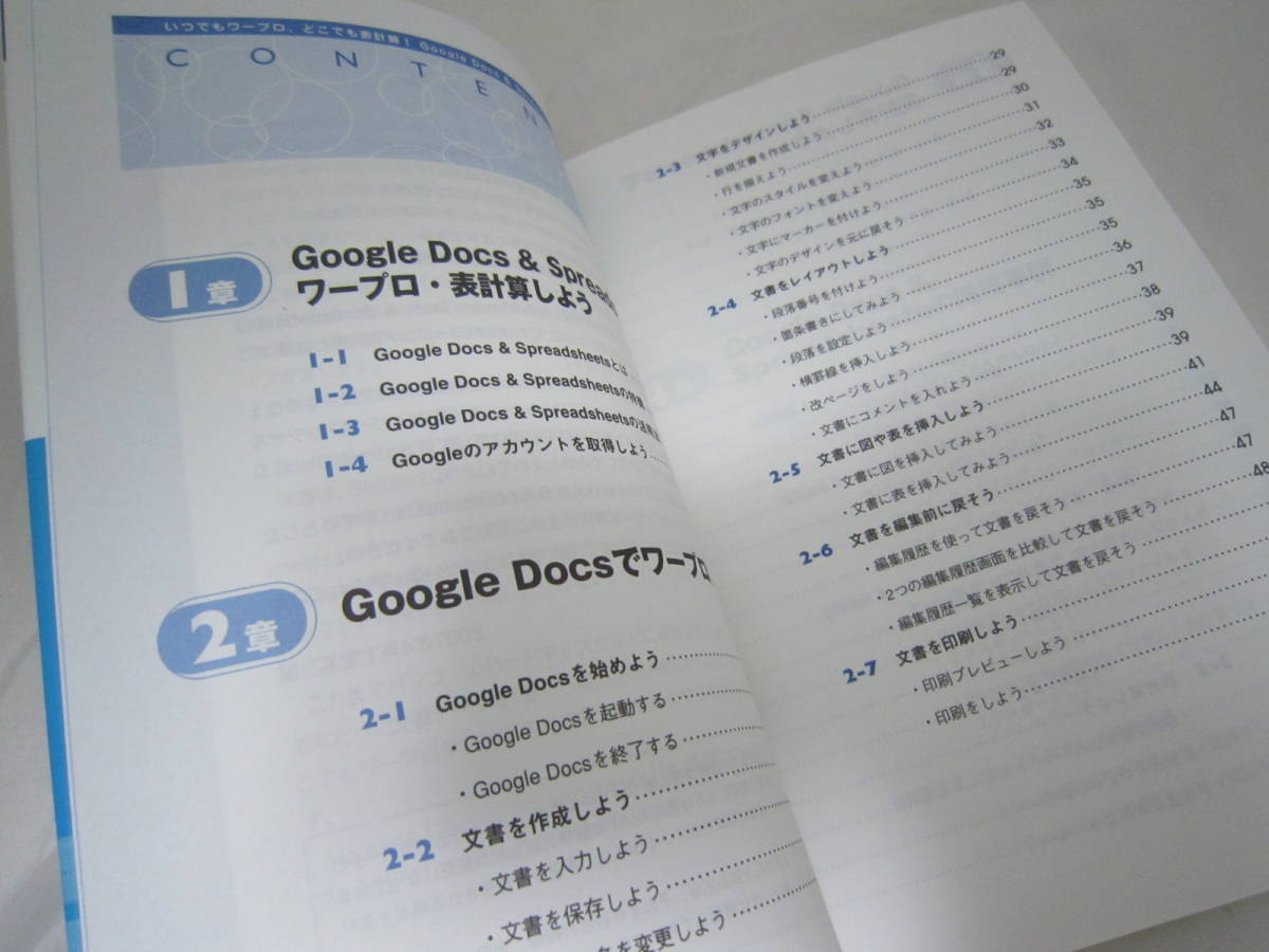 いつでもワープロ、どこでも表計算! Google Docs&Spreadsheetsの使い方 本 [gih_画像4