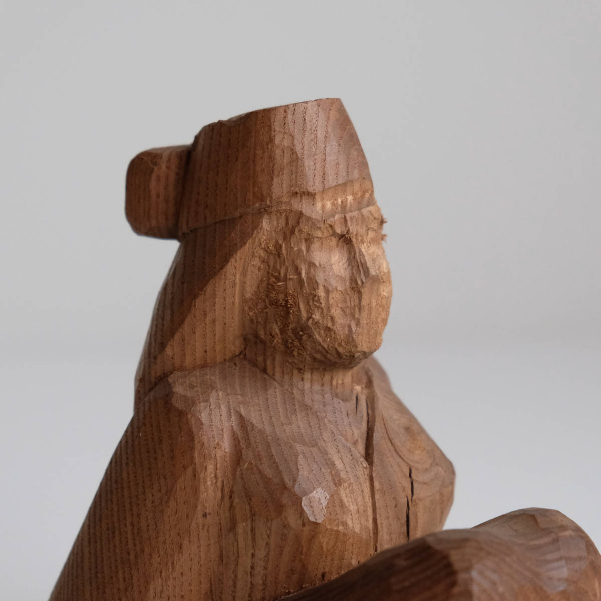 アイヌの木彫り人形 北海道 民藝 置物 木製彫刻_画像5