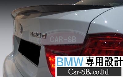 BMW E90 ドライ 綾織り カーボン リア トランク Pタイプ スポイラー 3シリーズ リアル_画像3