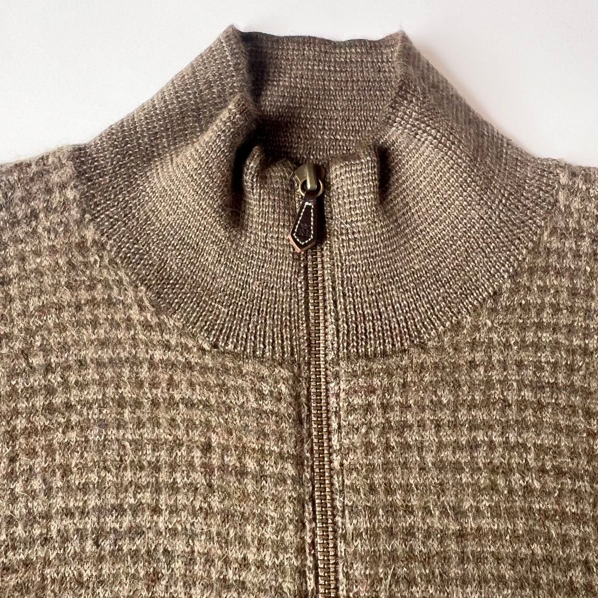 美品 poloRalphLauren ポロラルフローレン ハーフZIP ニット アルパカ