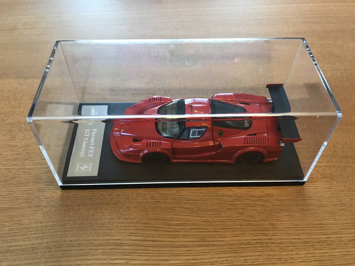 1/43 meko models [ red ] FXX GT Concept Red with black wheels