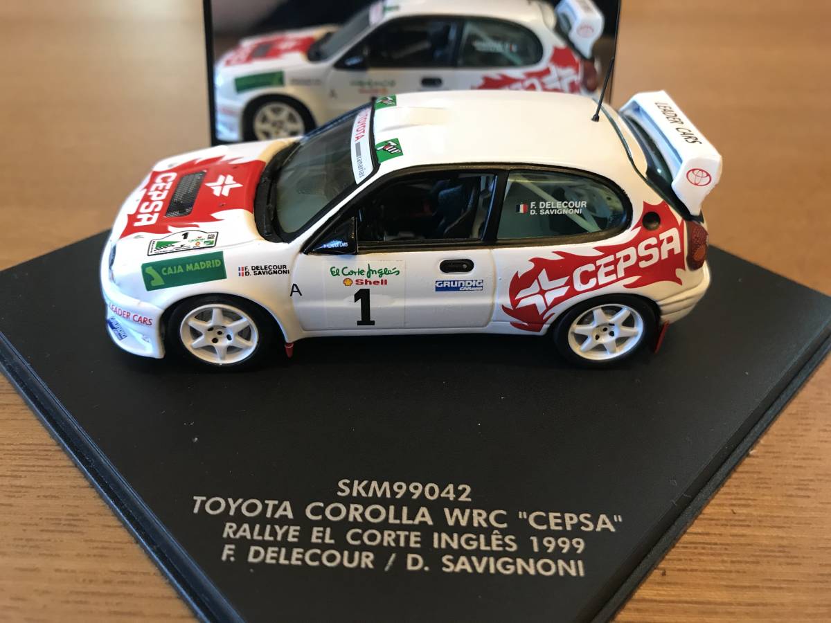 1/43 SKID [CEPSA] Toyota Corolla WRC #1 F. Dell cool collection Rally * L *korute* wing less 1998