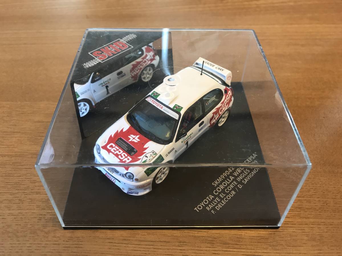 1/43 SKID [CEPSA] Toyota Corolla WRC #1 F. Dell cool collection Rally * L *korute* wing less 1998