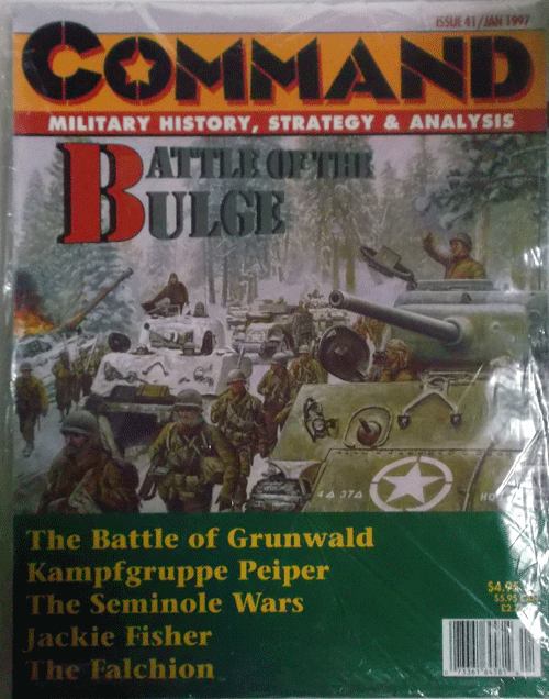 XTR/COMMAND MAGAZINE NO.41 WAVE OF TERROR,BATTLE OF THE BULGE/駒未切断/日本語訳なし