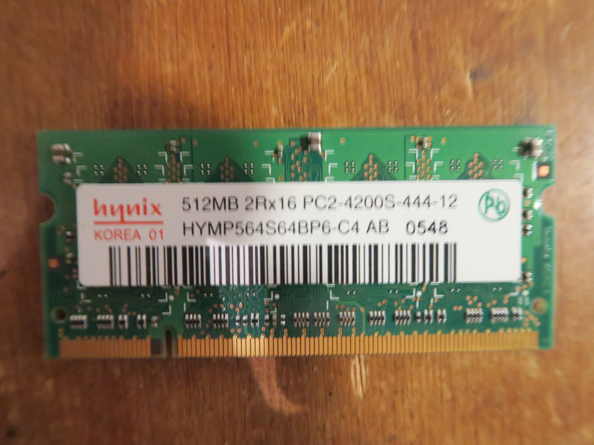 Hynix# memory #512MB 2R×16 PC2-4200S-444-12# used # high niks