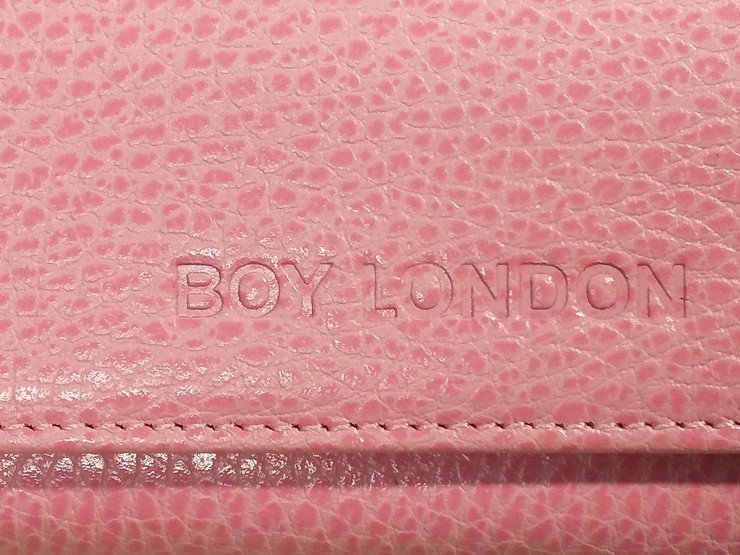 ★BOY LONDON/ボーイロンドン　財布 B1010L　ピンク レディース　牛皮★新品★_画像6