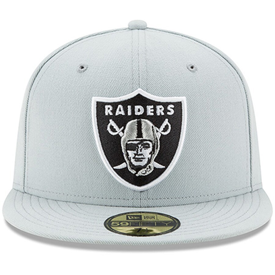 【8】 NEWERA ニューエラ LasVegas ラスベガス RAIDERS レイダース Grey グレー 59Fifty キャップ 帽子 NFL アメフト USA正規品_画像3