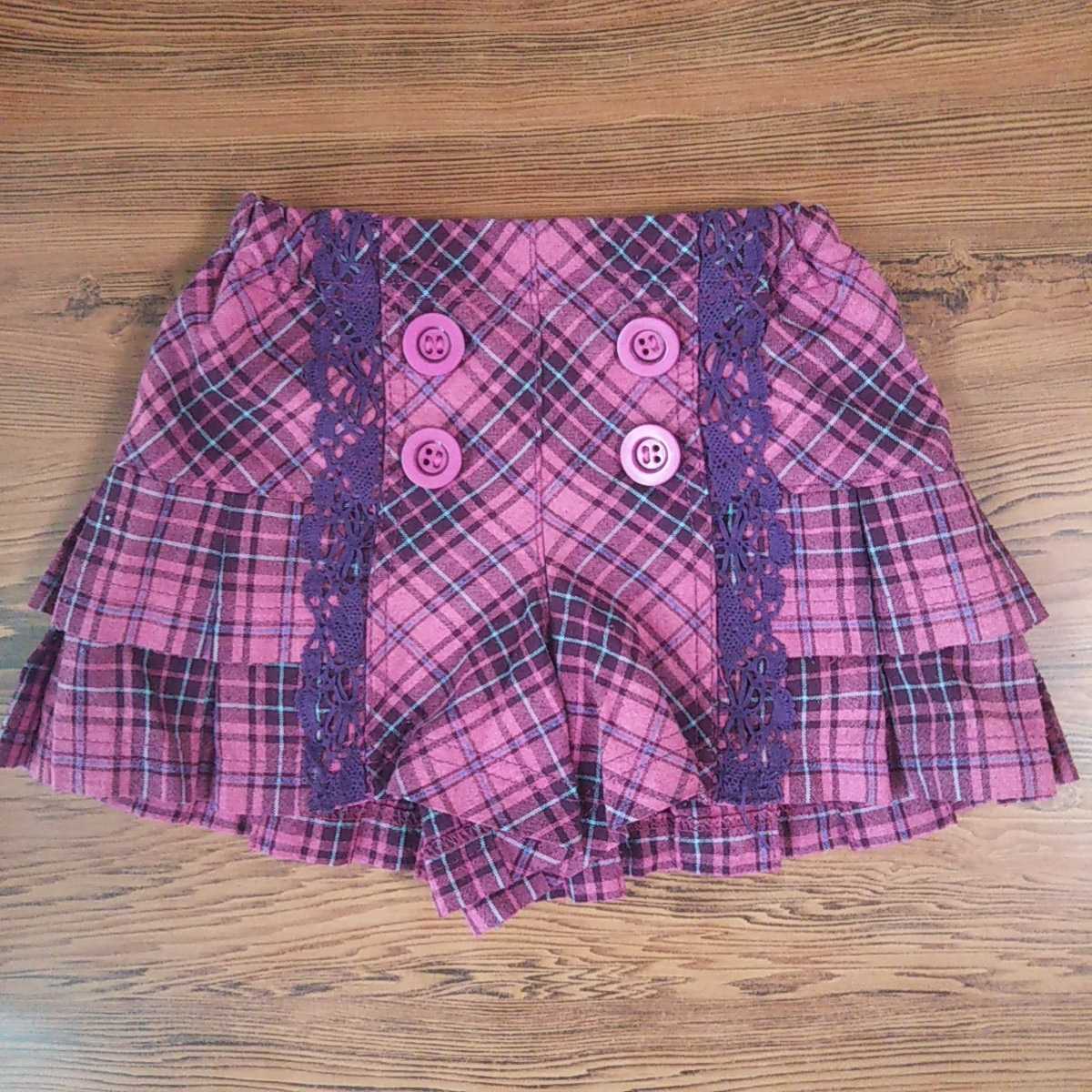 ヤフオク Anna Sui Mini 90 タータンチェック柄ショートパ ヤフオク Anna Sui Mini 90 タータンチェック柄ショートパ
