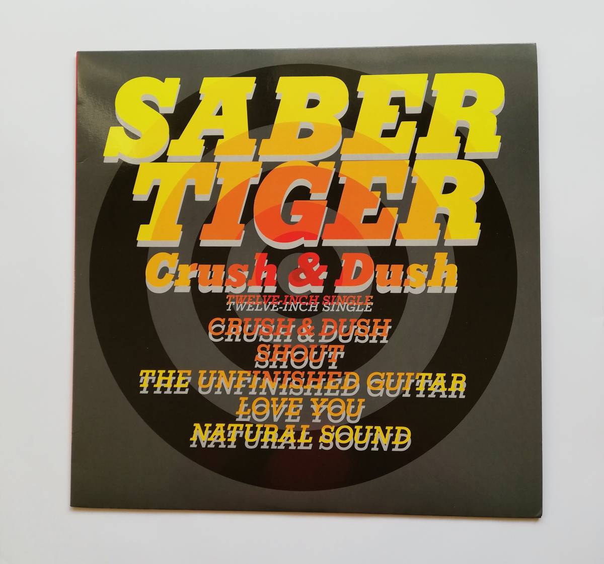 japametaSABER TIGER / Crush & Dush 1987 12 дюймовый Mini альбом Hokkaido 