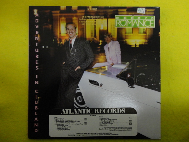 Modern Romance - Adventures In Clubland オリジナル原盤 US LP ラテン・ディスコ名盤 Everybody Salsa / Salsa Rappsody 収録　視聴_画像1