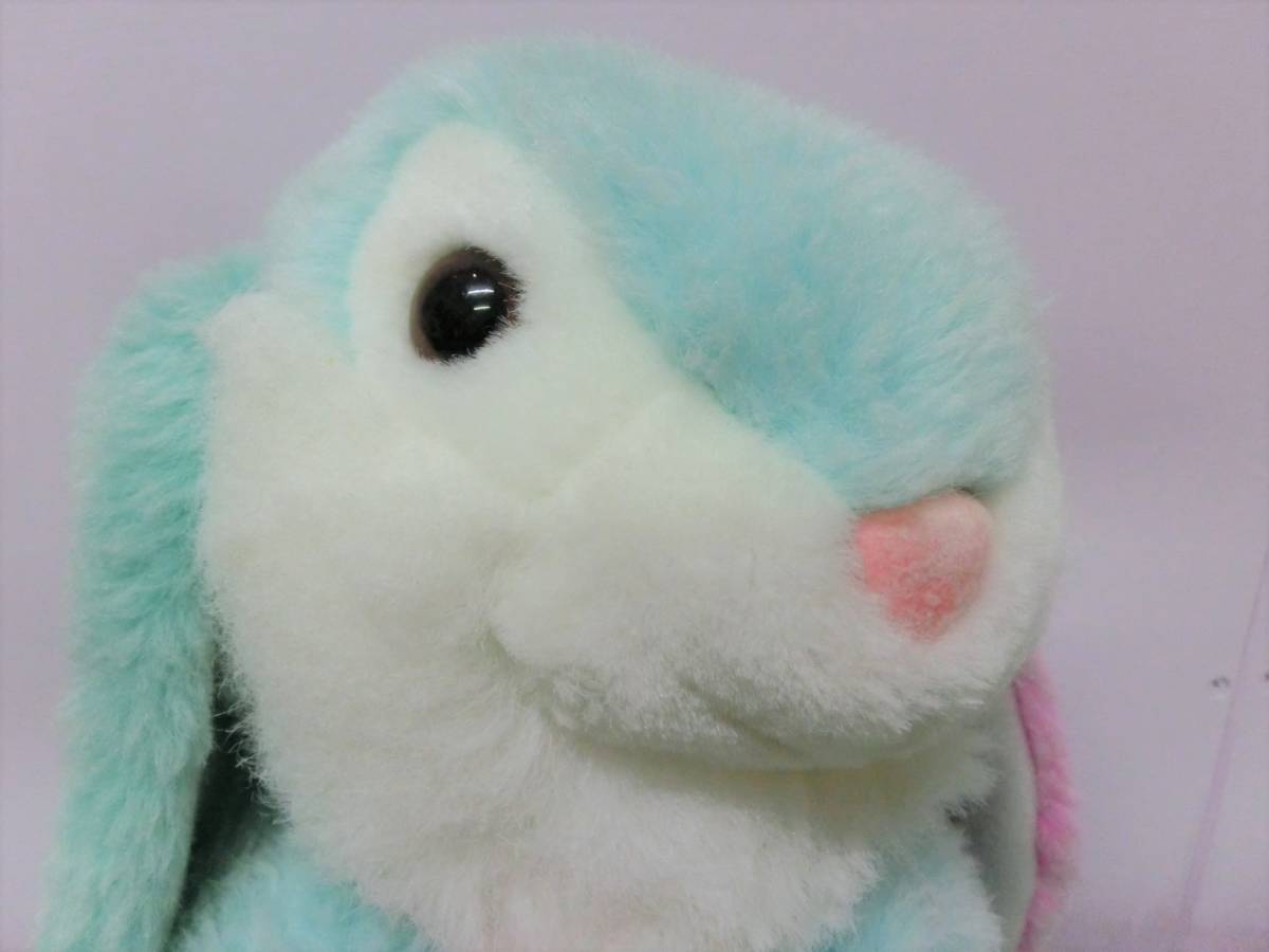 イースターバニー ビンテージ ぬいぐるみ人形 カラフル うさぎ ファンシー Vintage Easter Bunny Plush USA アメリカ雑貨 イースターエッグ_画像6