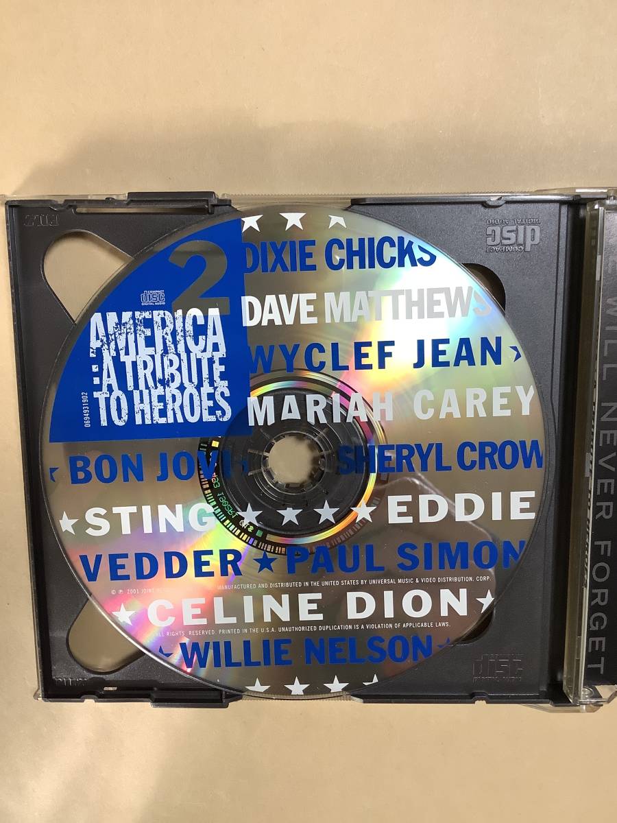 送料無料 AMERICA A TRIBUTE TO HEROES 2枚組 オムニバス 21曲 輸入盤