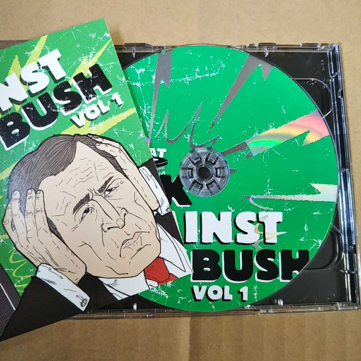 中古CD ROCK AGAINST BUSH VOL1 バンクオムニバス/輸入盤/DVD付き/SUM41/PENNY WISE/NOFX【1450】