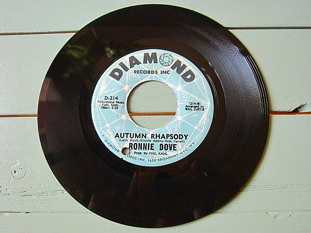 RONNIE DOVE●CRY/AUTUMN RHAPSODY DIAMOND D-214●201209t1-rcd-7-rkレコード7インチ米盤US盤66年45 60's_画像4